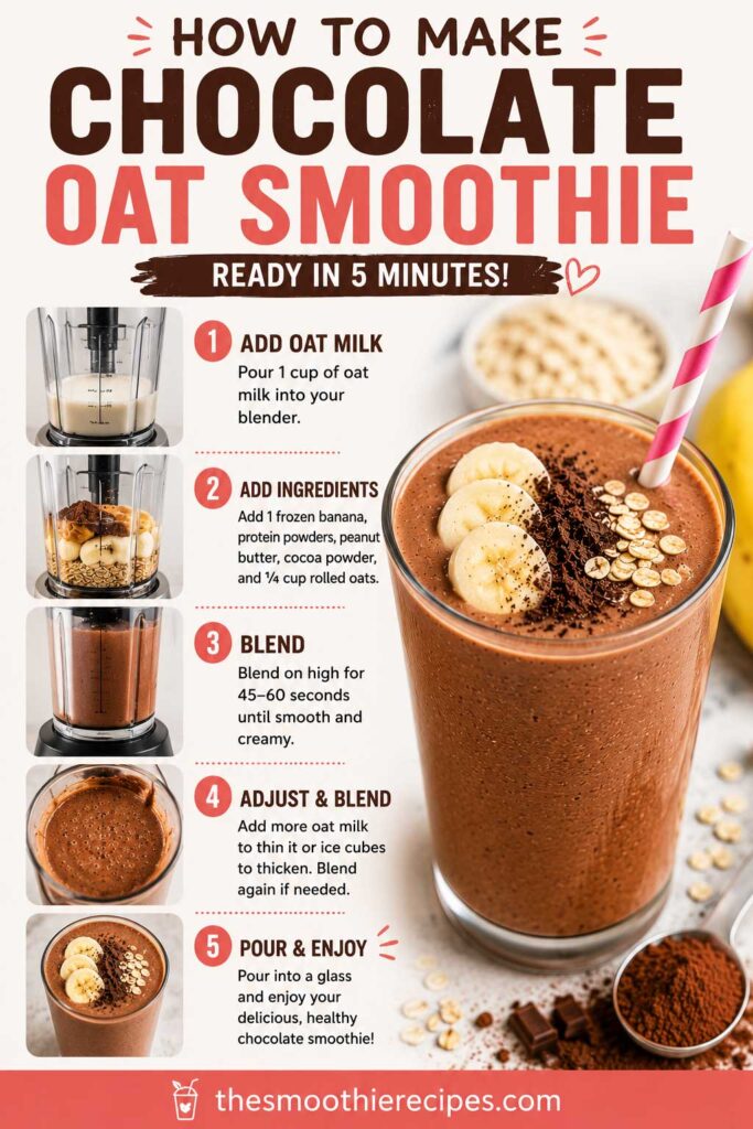 How to Make  high protein chocolate smoothie recipe