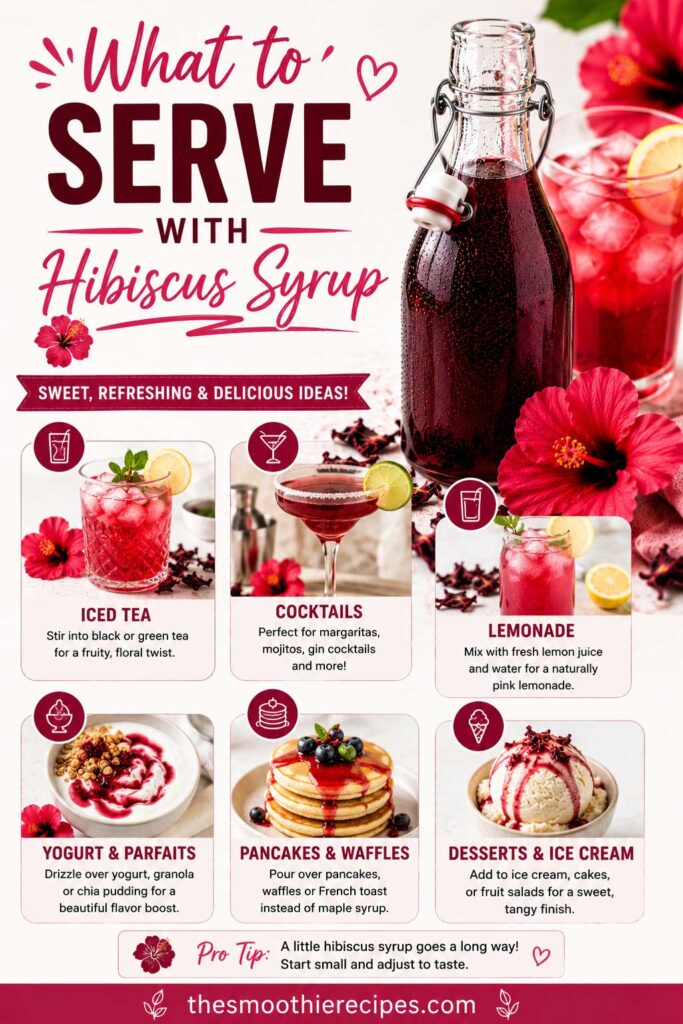What to Serve With hibiscus drink syrup