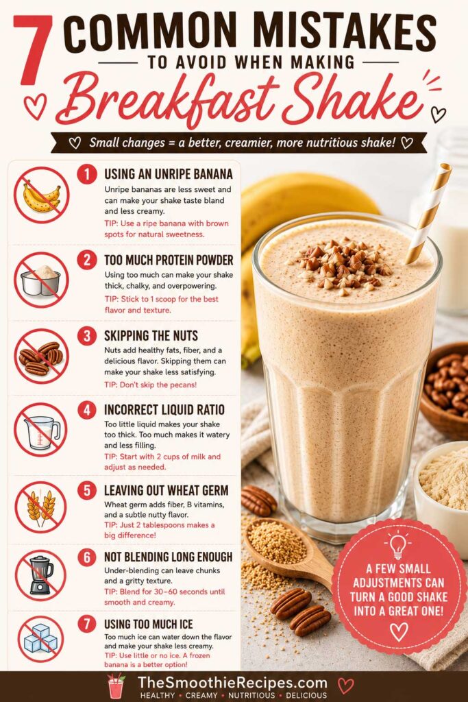 breakfast smoothie with protein powder Common Mistakes to Avoid