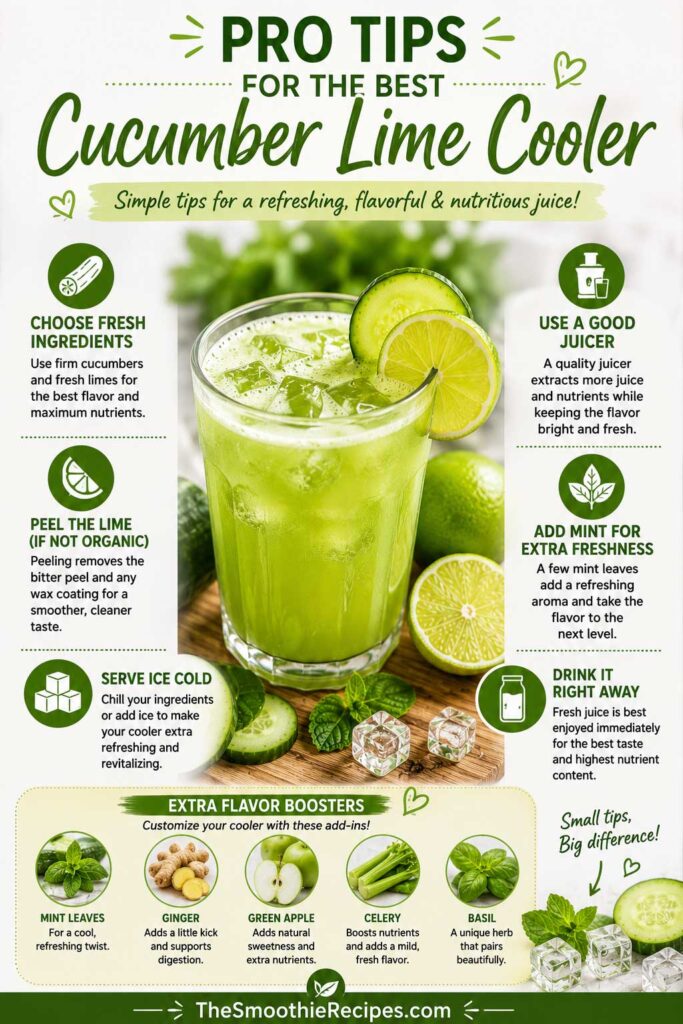 cucumber juice recipe with lime hydrating juice recipe pro tips