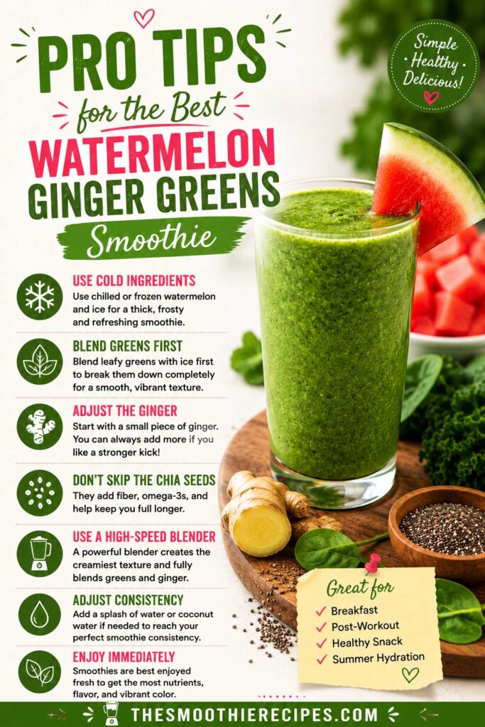 ginger smoothie recipe healthy summer smoothie pro tips
