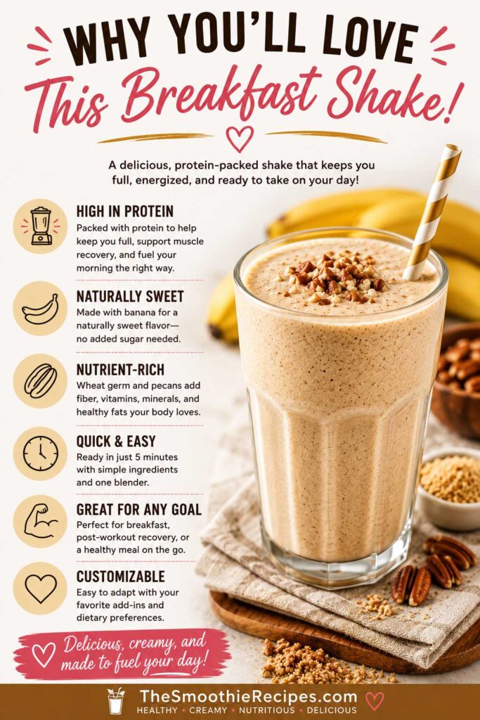 healthy breakfast shake banana protein shake
