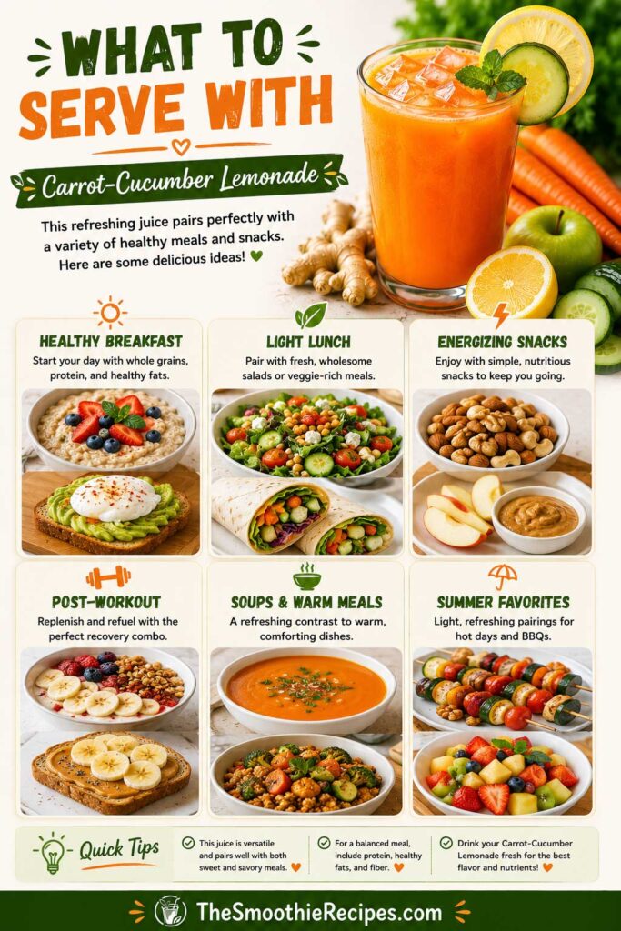healthy carrot juice recipe Serving Suggestions