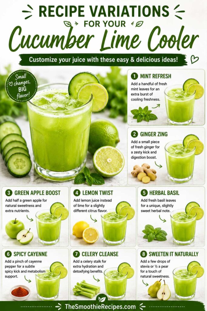 homemade cucumber juice Recipe Variations healthy homemade juice