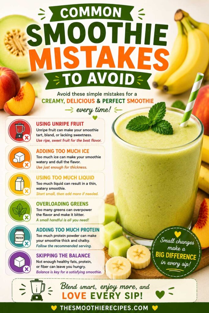 honeydew peach smoothie recipe mistakes to avoid