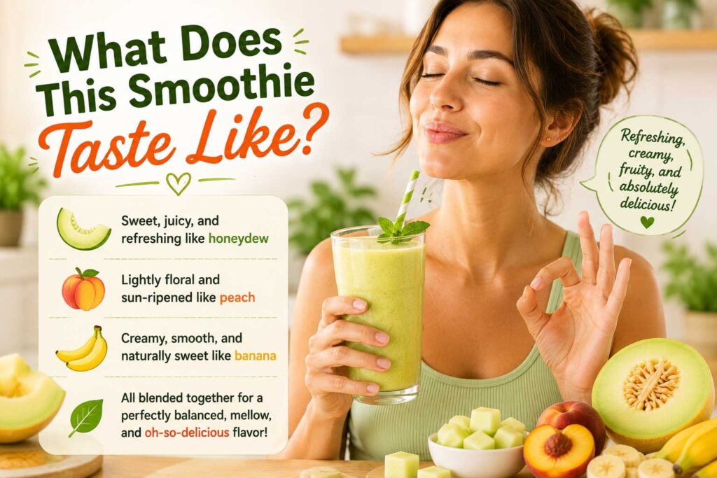 honeydew smoothie what does it taste