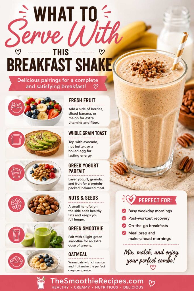 post workout breakfast shake Smoothie breakfast pairings guide