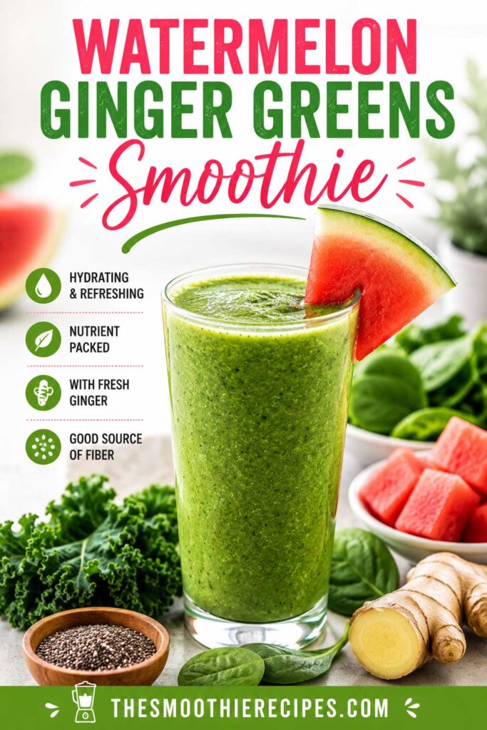 watermelon breakfast smoothie watermelon green smoothie