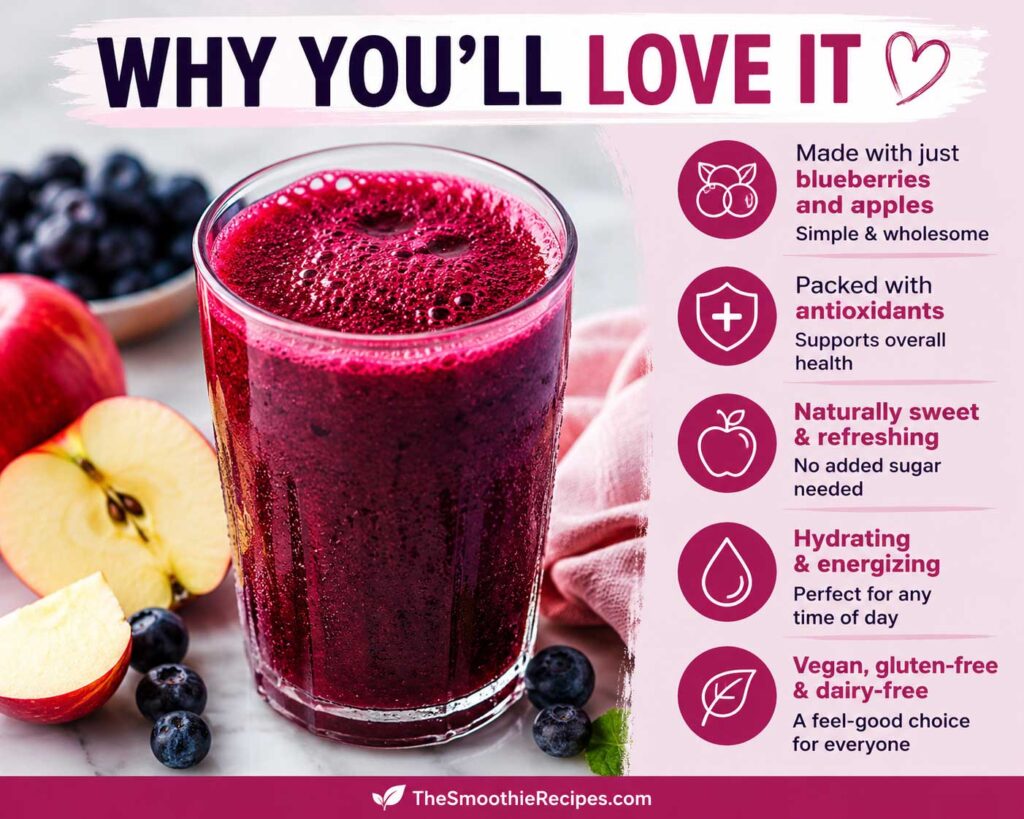 People Love This Blueberry Apple Juice easy juice recipe