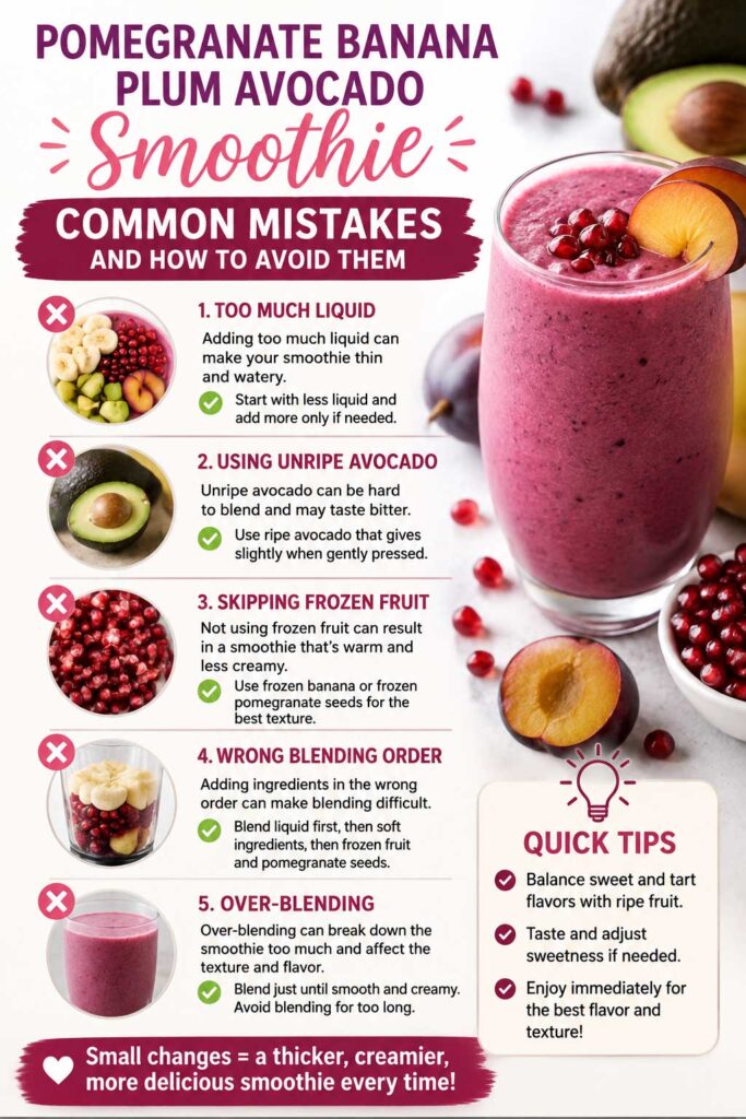 Pomegranate Plum Smoothie Mistakes Guide