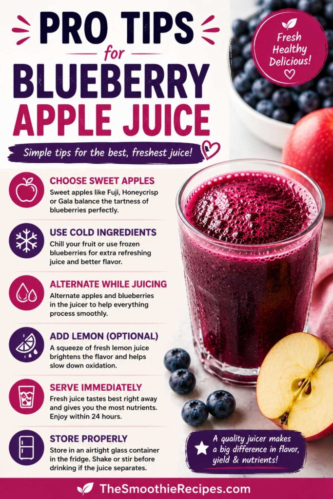 Tips for the Best Blueberry Apple Juice