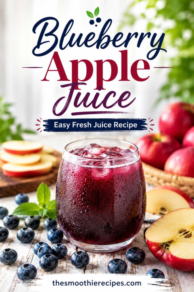 apple blueberry juice