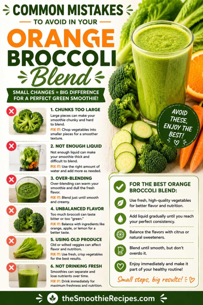 easy vegetable smoothie Common smoothie mistakes to avoid