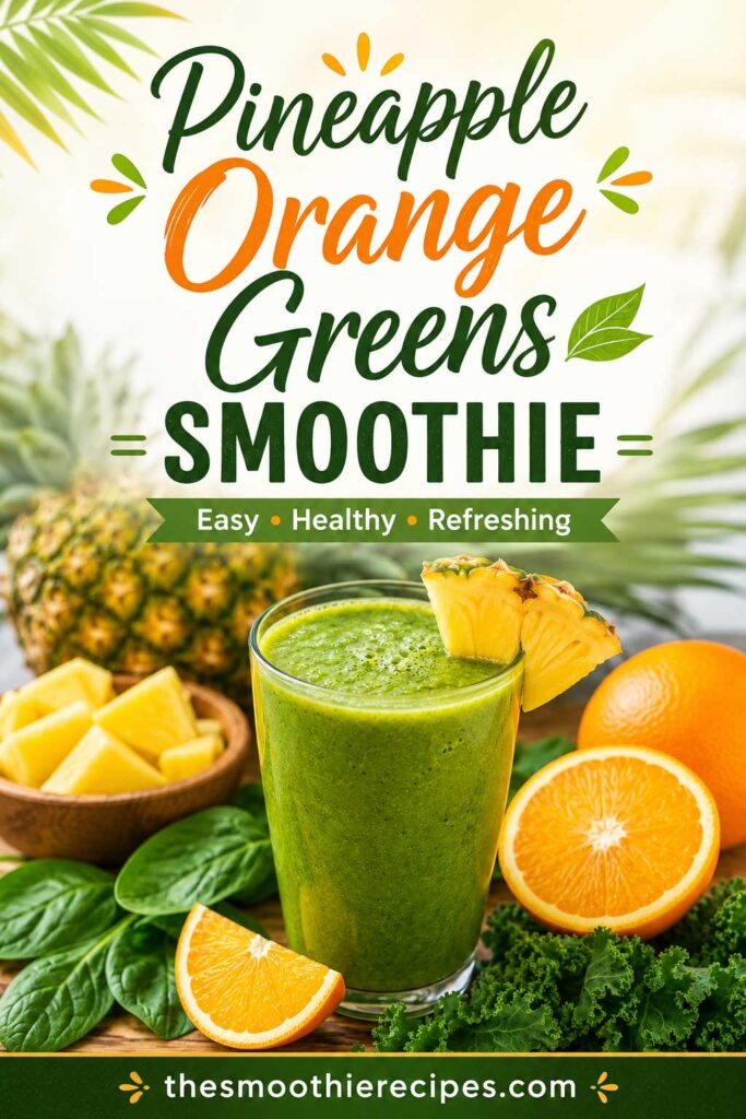 pineapple spinach smoothie dairy free smoothie recipe