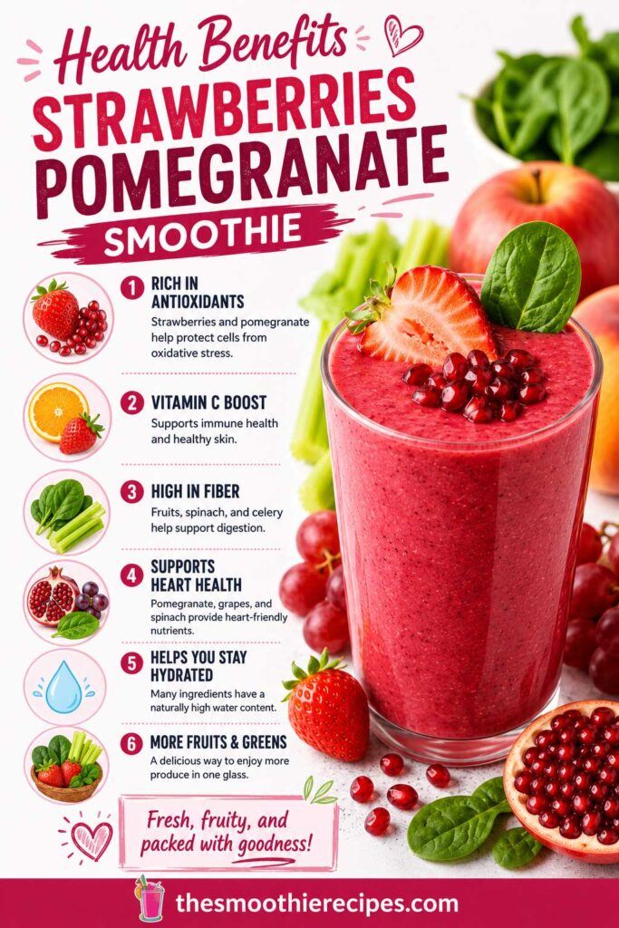 smoothie with pomegranate seeds Healthy smoothie benefits and recipe guide