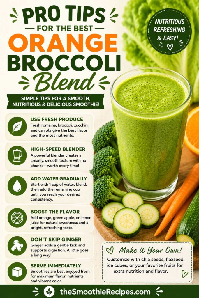 vegan green smoothie broccoli drink recipe pro tips