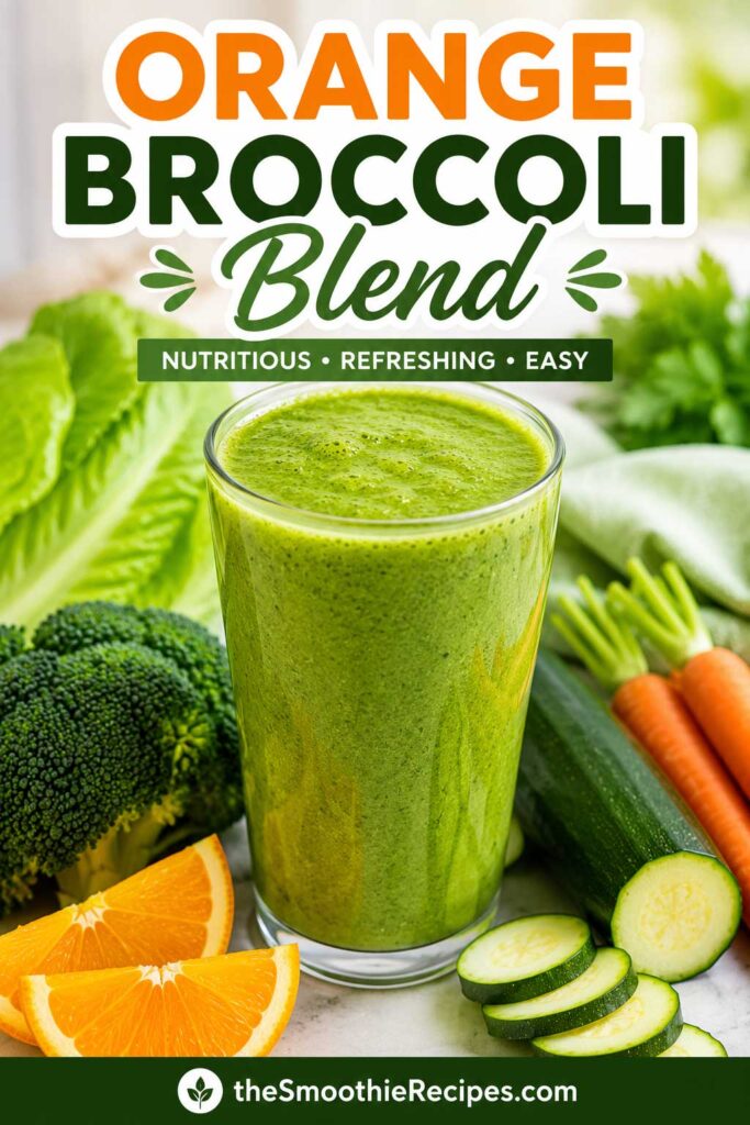 what is orange broccoli smoothie blend