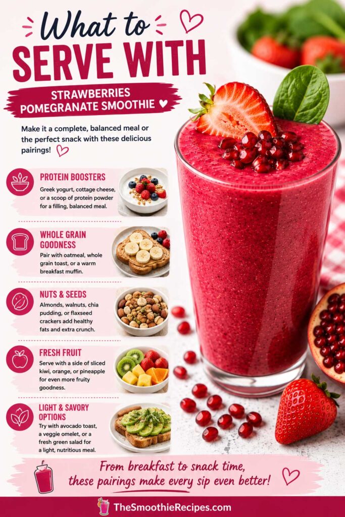 what to serve with strawberry apple smoothie