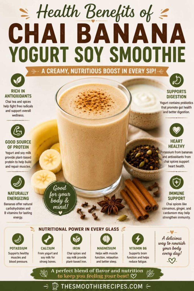 Chai banana yogurt smoothie benefits