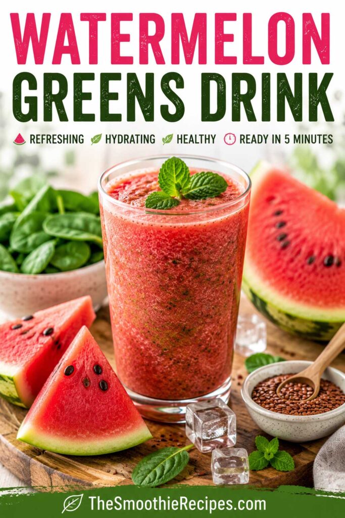 What Is a Watermelon Greens Drink