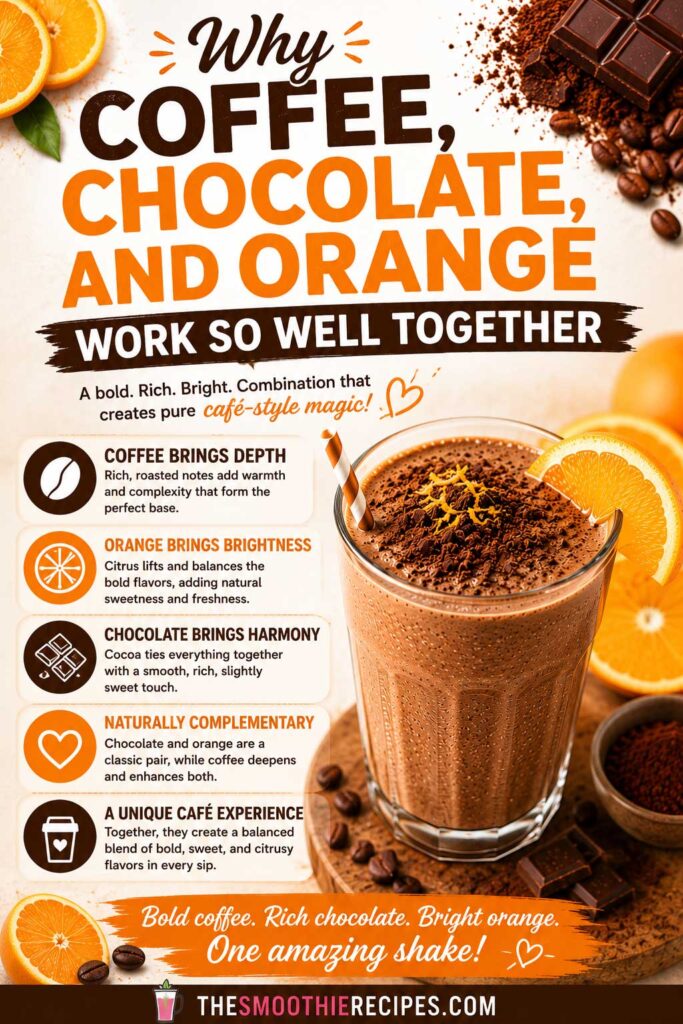 Why coffee chocolate and orange are great together