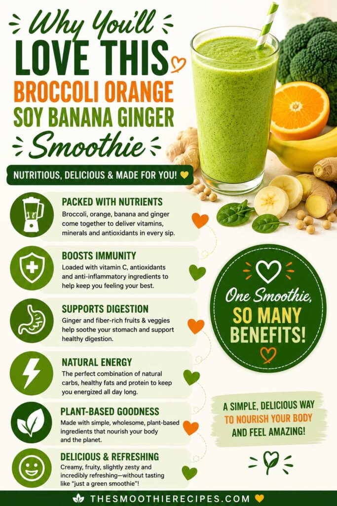 banana broccoli smoothie with ginger recipe