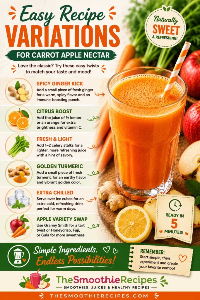 fresh carrot juice recipe Easy Recipe Variations
