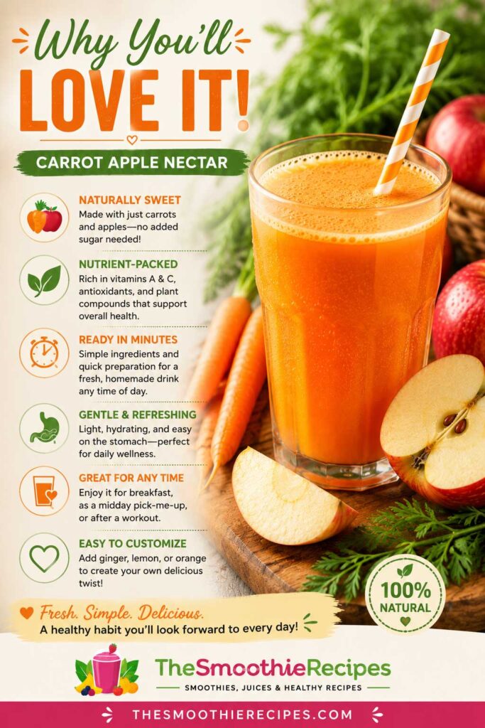homemade carrot apple juice people love