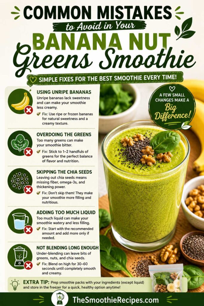 nutritious smoothie plant based smoothie recipe common mistakes