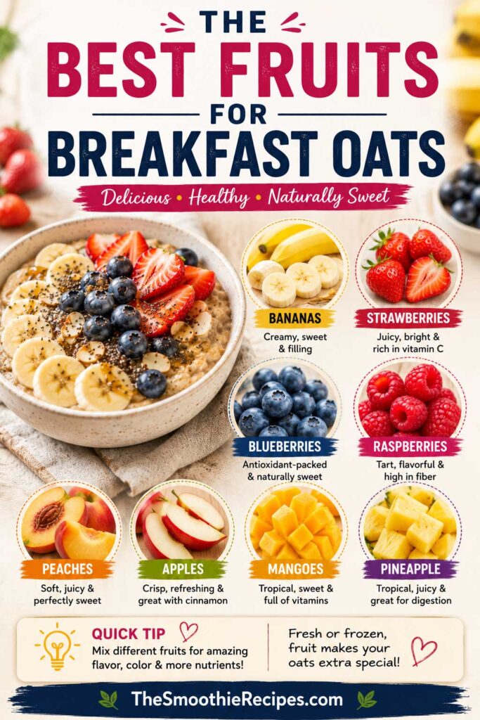 Best fruits for breakfast oats recipes