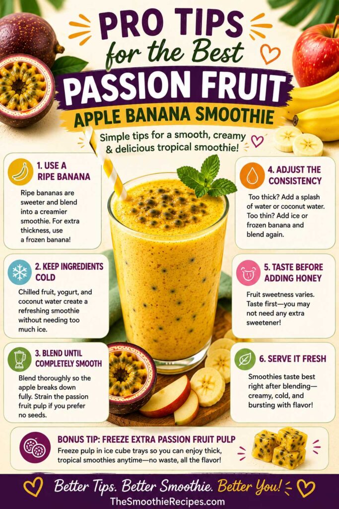 Expert Tips For The Best healthy passion fruit smoothie