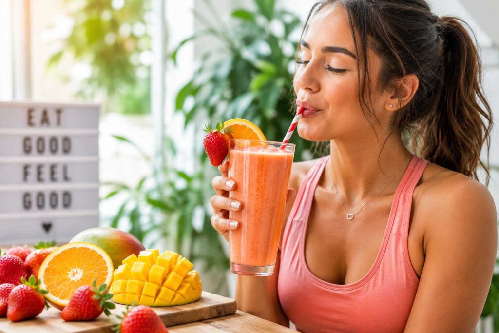 Strawberry Mango Orange Smoothie benefits