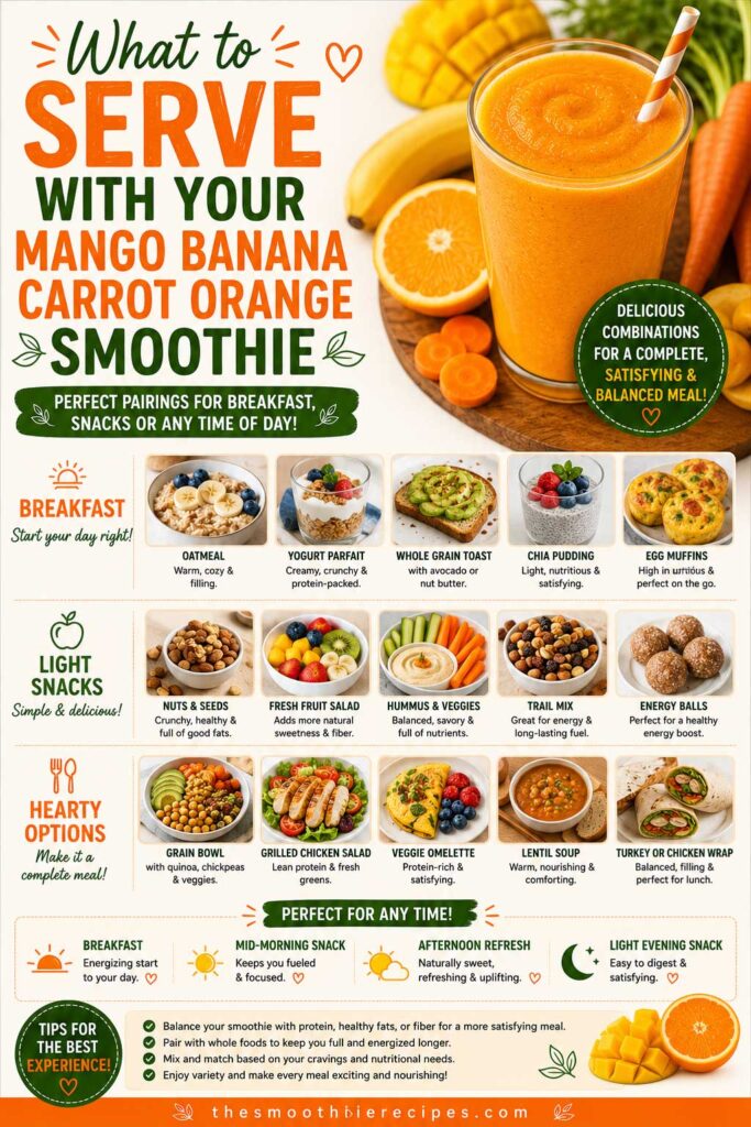 What To Serve With mango carrot smoothie recipe