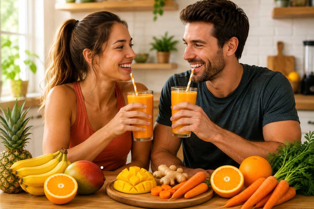 banana carrot smoothie with orange recipe