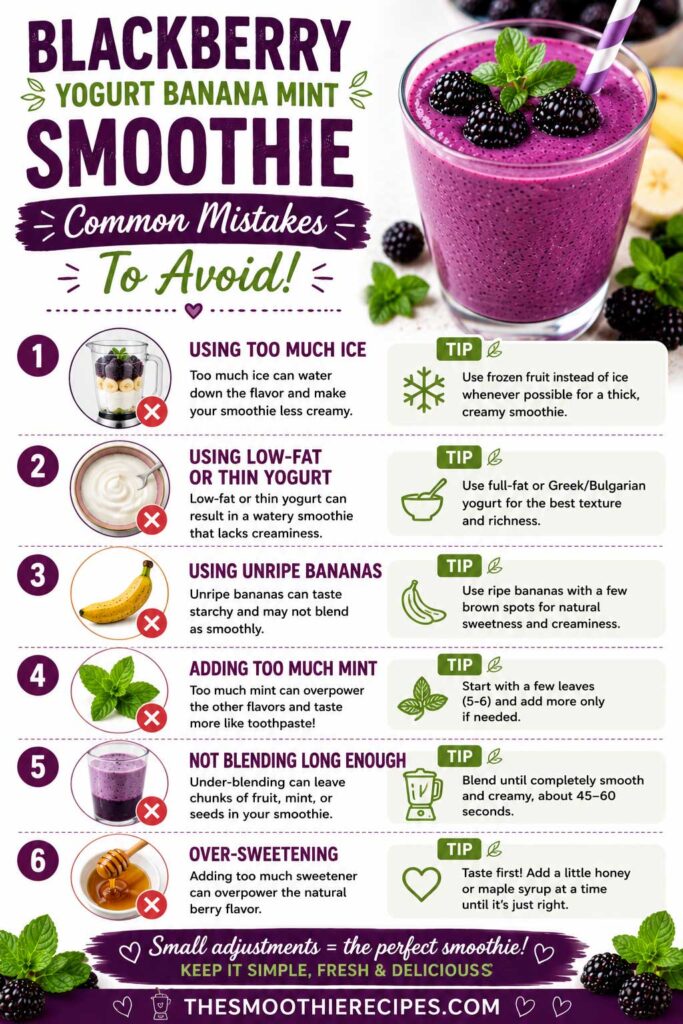 blackberry smoothie recipe Common Mistakes To Avoid