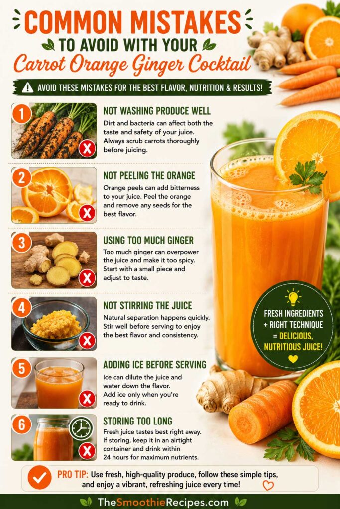 carrot citrus juice healthy carrot juice recipe Common Mistakes to Avoid