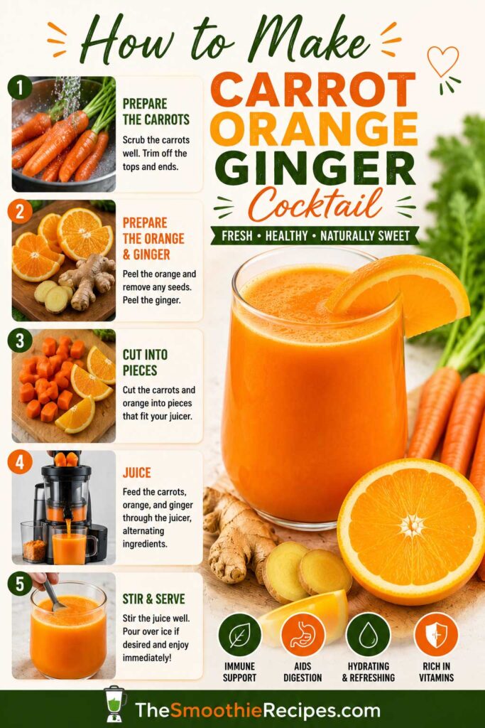carrot juice with orange no sugar added juice