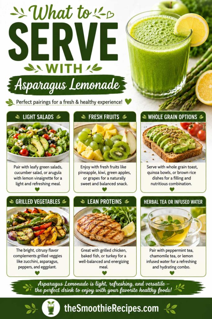 what to serve with lemon asparagus juice recipe