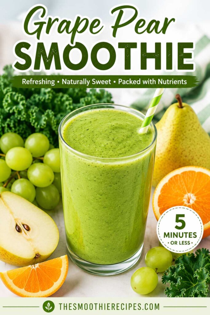 grape and pear smoothie recipe