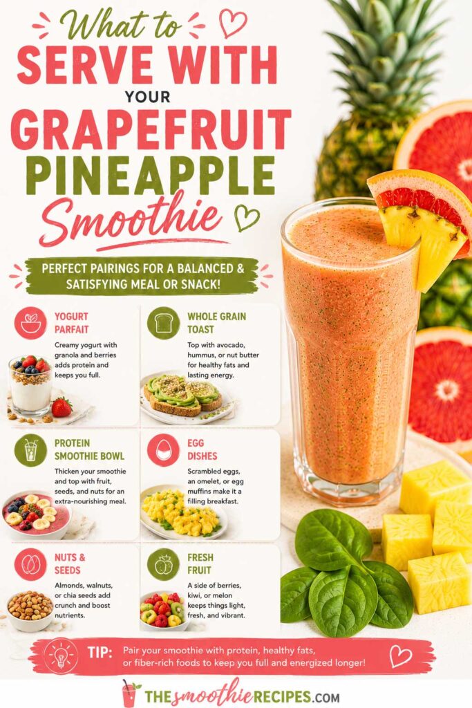 healthy grapefruit smoothie pairing ideas for a balanced meal