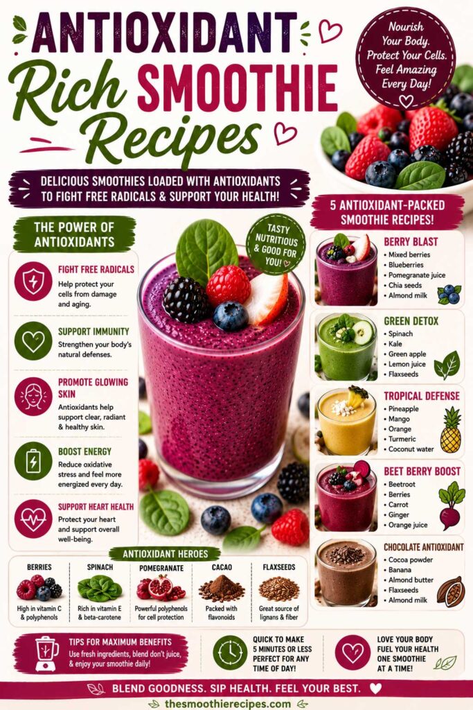 Antioxidant mixed berry smoothie recipe guide
