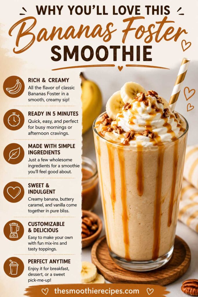 Bananas Foster Smoothie recipe people love