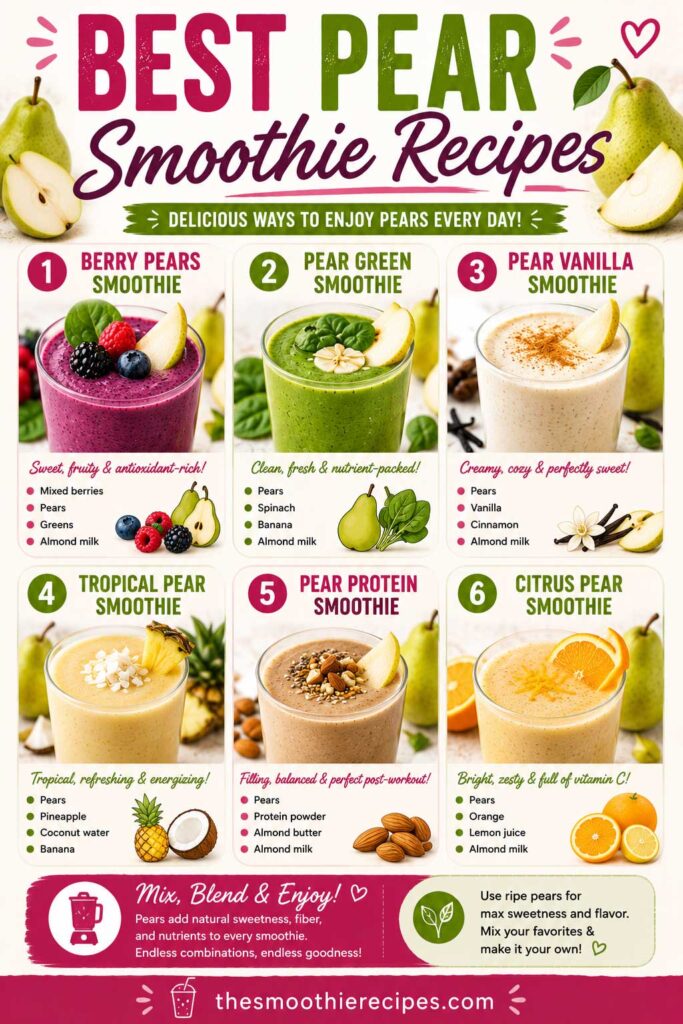 Best Pears Smoothie recipes