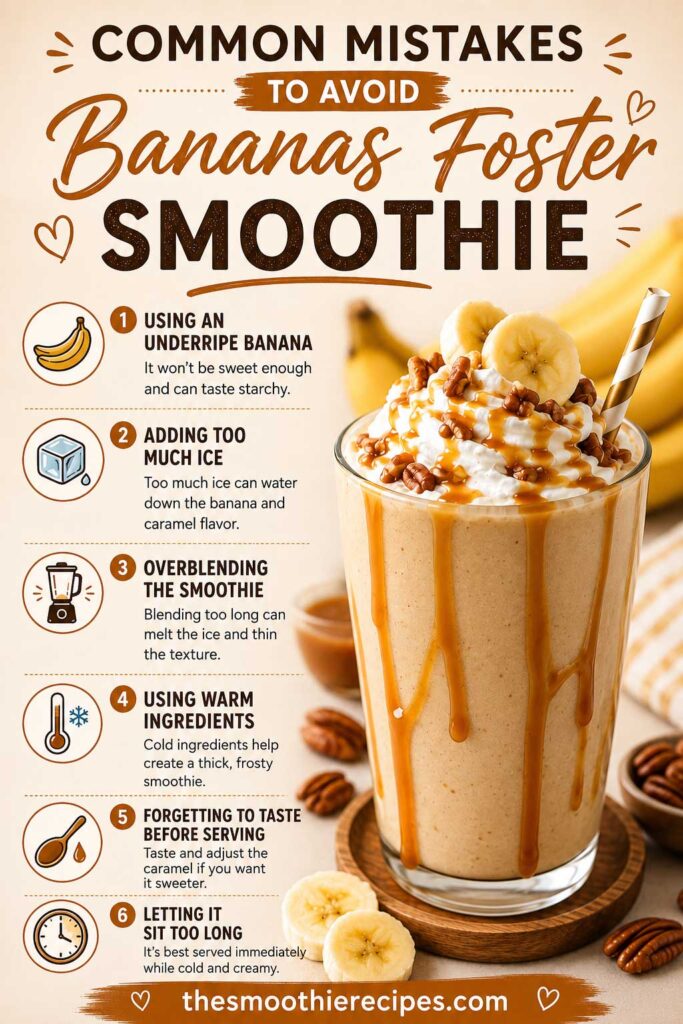 Common smoothie mistakes to avoid sweet smoothie recipe