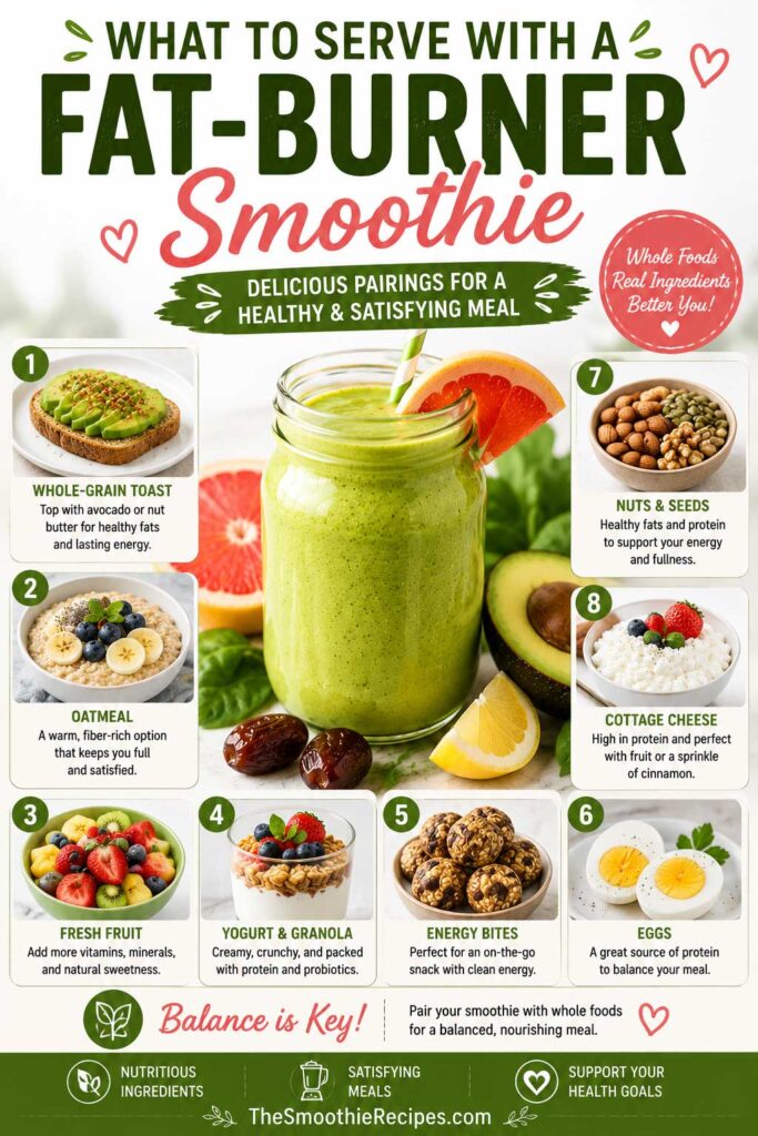 What to Serve with a fat burner smoothie recipe