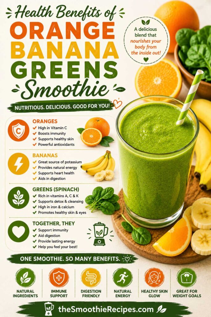 orange spinach smoothie health benefits