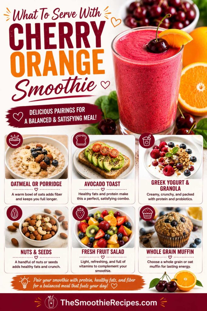 What To Serve With Cherry Orange Smoothie recipe