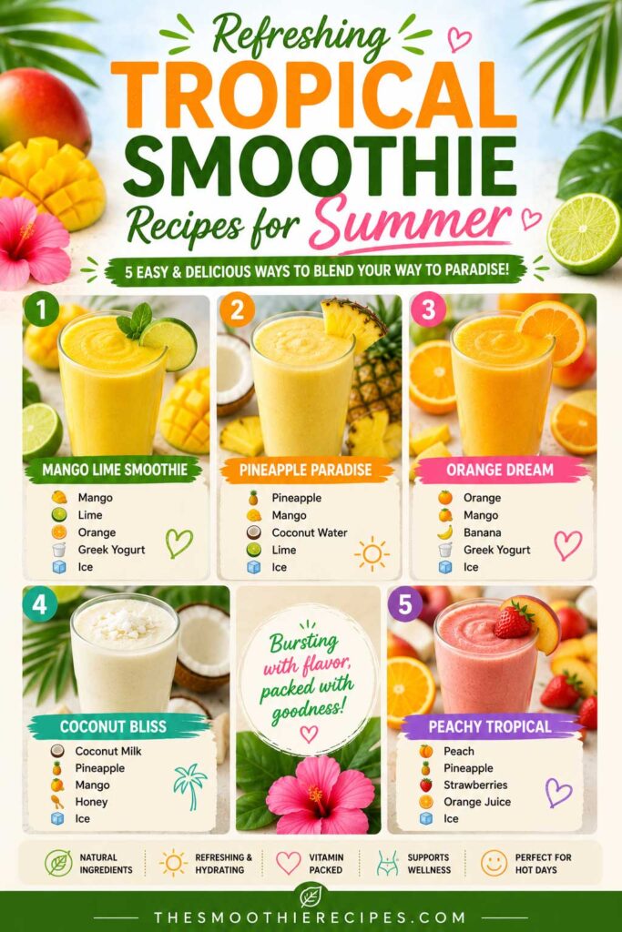 Best Mango Lime Smoothie recipes