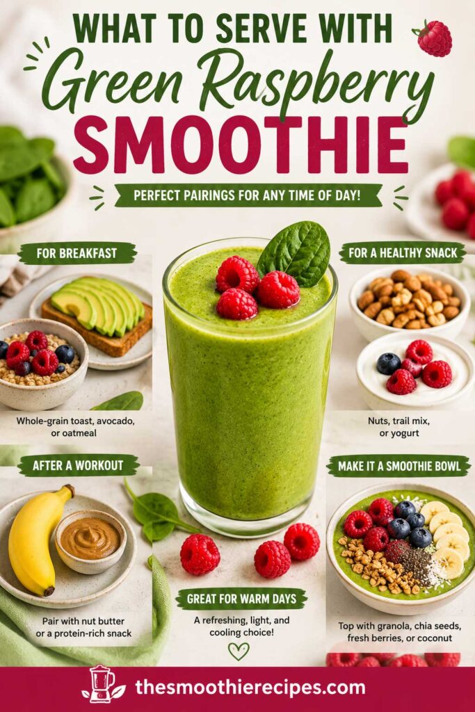 Green Raspberry Smoothie pairing guide