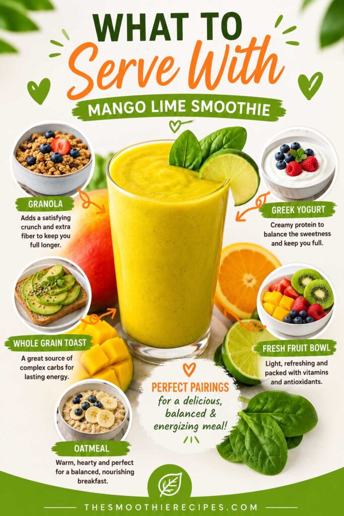 What to Serve With a Mango Lime Smoothie